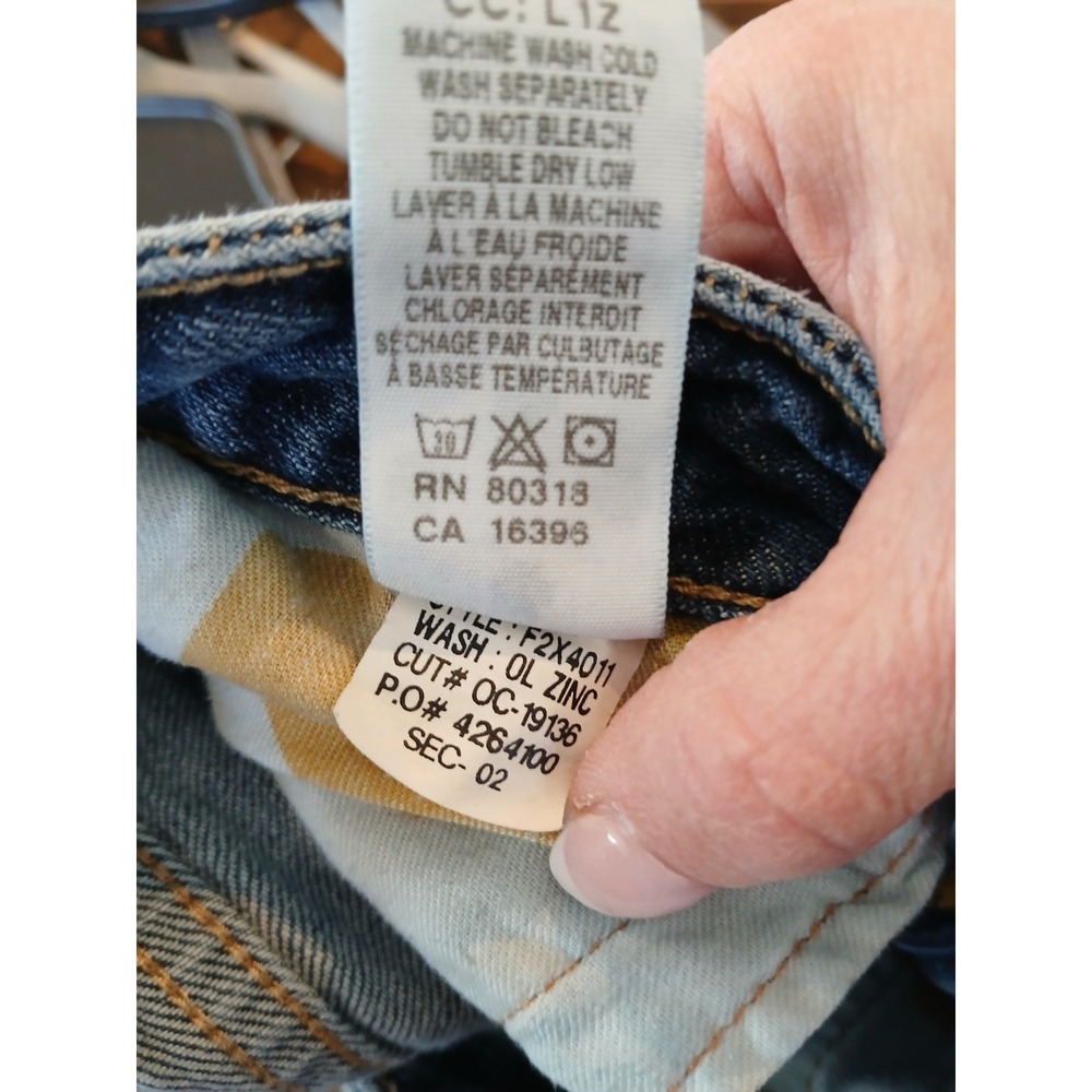 Y2k Lucky Brand Lola Boot Jeans Womens Denim Medium Wash Bootcut 6/28 - Picture 10 of 10